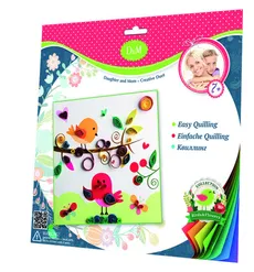 Wykonaj ozdobną kartkę metodą quillingu kwiaty - Outlet