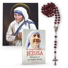 W ubogich dotykam Jezusa - Różaniec ze św. Matką Teresą - modlitewnik, różaniec, portret - Outlet