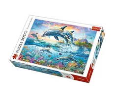 Puzzle Wesołe delfiny  2000 - Outlet