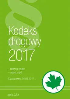 Kodeks Drogowy 2017 - Outlet