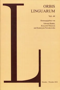 Orbis Linguarum vol.44 - Outlet