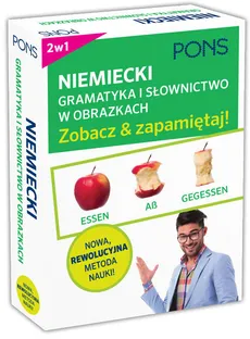 Gramatyka i słownictwo niemieckie w obrazkach - zobacz i zapamiętaj! - Outlet