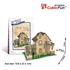 Puzzle 3D Domki świata Francja Cottage