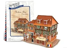 Puzzle 3D Domki świata Francja Fashion Shop - Outlet