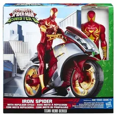Spider-Man Iron Spider z motocyklem figurka 30 cm