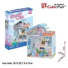 Puzzle 3D Seaside Villa Domek dla lalek - Outlet
