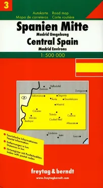 Spanien Mitte Central Spain 1: 500 000 - Outlet