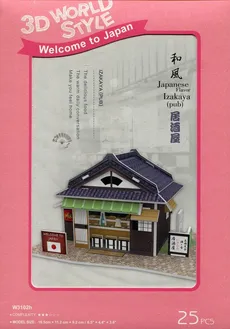 Puzzle 3D Domki świata Japonia Izakaya