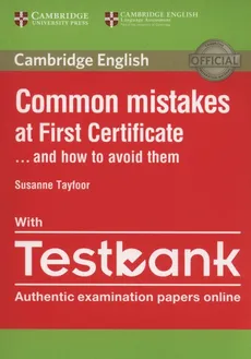 Common Mistakes at First Certificate with Testbank - Outlet - Susanne Tayfoor