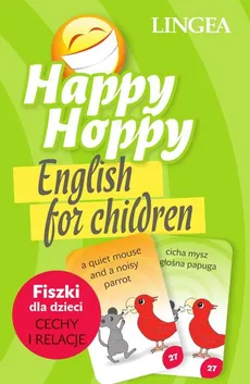 Happy Hoppy Fiszki dla dzieci Cechy i relacje - Outlet