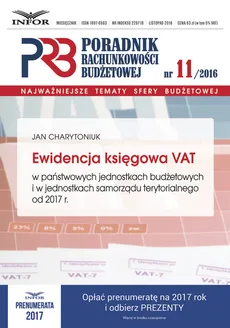 Ewidencja księgowa VAT w państwowych jednostkach budżetowych i w jednostkach samorządu terytorialneg - Jan Charytoniuk
