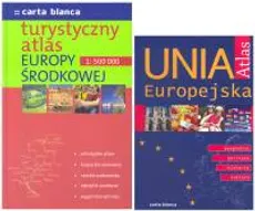 Atlas Unia Europejska + Turystyczny Atlas Europy Środkowej (komplet) - Outlet