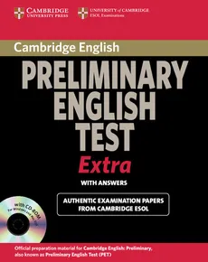 Cambridge Preliminary English Test Extra Student's Book with Answers and CD-ROM