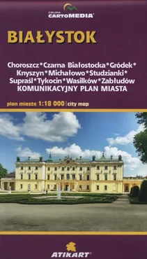 Białystok Plan miasta 1:18000 - Outlet