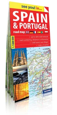 Spain and Portugal see you! in papierowa mapa samochodowa