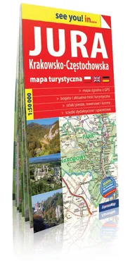 Jura Krakowsko-Częstochowska see you! in papierowa mapa turystyczna