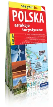 Polska Atrakcje turystyczne see you! in papierowa mapa samochodowo-turystyczna