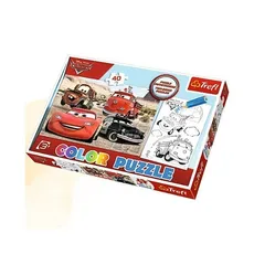 Color puzzle Autka na pustyni 40