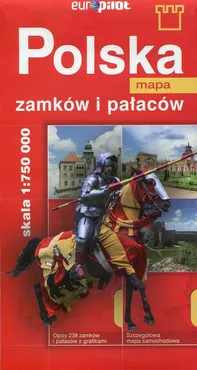 Polska mapa zamków i pałaców 1:750 000