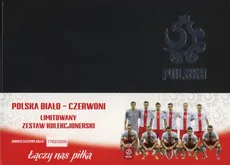 PZPN Polska Biało czerwoni Karty do gry Zestaw kolekcjonerski