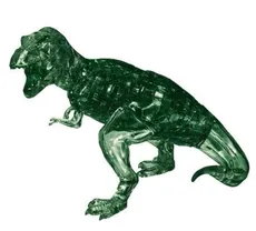 Dinozaur T-rex (zielony) Crystal Puzzle 3D