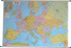 Mapa ścienna Europa administracyjno-drogowa 1:3 500 000