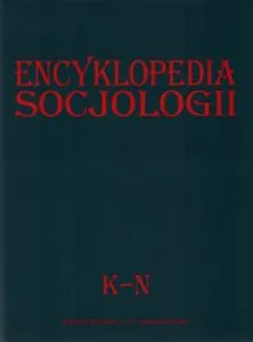 Encyklopedia socjologii Tom 2 K-N