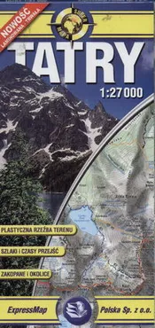 Tatry mapa turystyczna 1:27 000