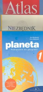 Planeta 1 Podręcznik / Niezbędnik /Atlas do geografii - Outlet - Jerzy Makowski, Jan Mordawski
