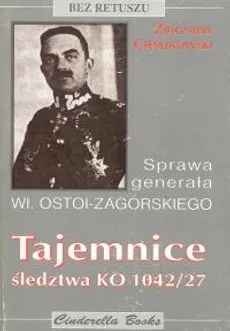 Tajemnice śledztwa KO 1042/27 - Zbigniew Cieślikowski
