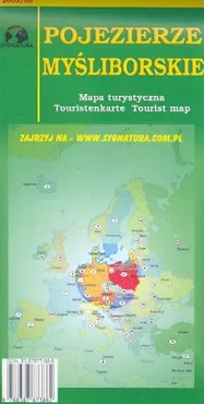 Pojezierze myśliborskie mapa turystyczna