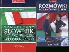 Tematyczny słownik polsko-włoski, włosko-polski + Rozmówki CD - Outlet - Aneta Mucha