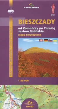 Bieszczady od Komańczy po Tarnicę, Jezioro Solińskie Mapa turystyczna 1: 50 000