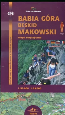 Babia Góra  Beskid Makowski Mapa turystyczna