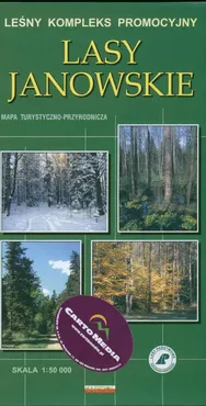 Lasy Janowskie Leśny kompleks promocyjny Mapa turystyczno-przyrodnicza - Outlet