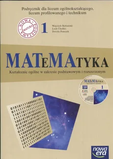 Matematyka 1 Podręcznik z płytą CD - Outlet - Wojciech Babiański, Lech Chańko, Dorota Ponczek