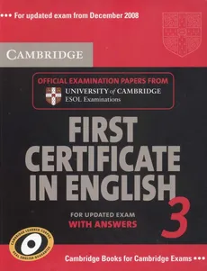 Cambridge First certificate in English
