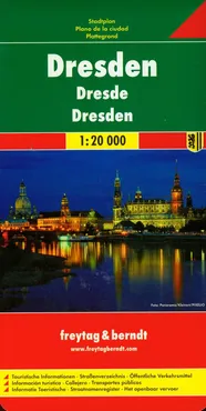 Dresden city map 1:20 000