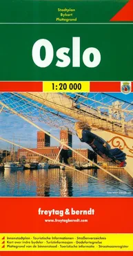 Oslo plan miasta 1:20 000