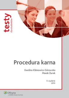 Procedura karna - Outlet - Marek Żurek, Ewelina Klimowicz-Górowska