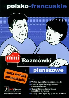 Rozmówki planszowe mini polsko-francuskie - Jacek Szela, Agnieszka Paznowicz, Eric Hawk