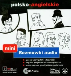 Rozmówki planszowe mini polsko angielskie + 2 CD - Outlet - Agnieszka Paznowicz, Eric Hawk