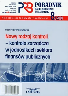 Poradnik rachunkowości budżetowej 2010/08 - Przemysław Walentynowicz