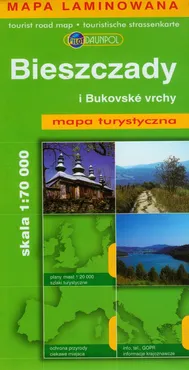 Bieszczady i bukovske vrchy Mapa turystyczna - Outlet