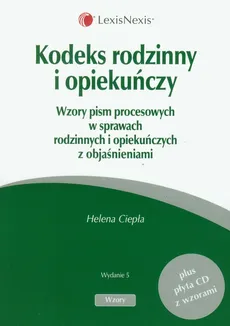 Kodeks rodzinny i opiekuńczy z płytą CD - Helena Ciepła