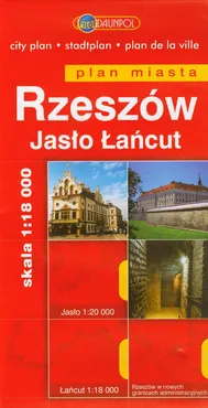 Rzeszów Jasło Łańcut plan miasta 1:18 000