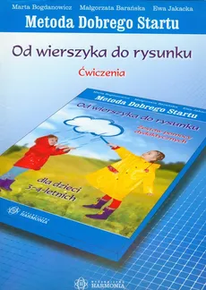 Od wierszyka do rysunku Ćwiczenia dla dzieci 3-4 letnich - Outlet - Małgorzata Barańska, Marta Bogdanowicz, Ewa Jakacka