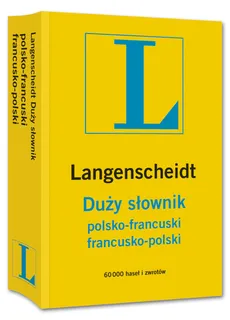 Duży słownik polsko francuski francusko polski