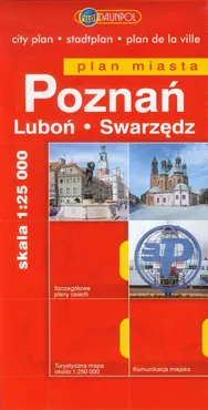 Poznań Luboń Swarzędz plan miasta 1:25 000 - Outlet