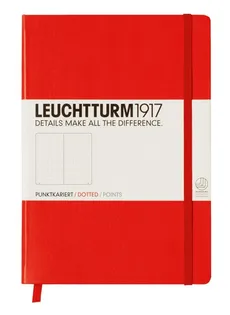 Notes Medium Leuchtturm1917 w kropki czerwony